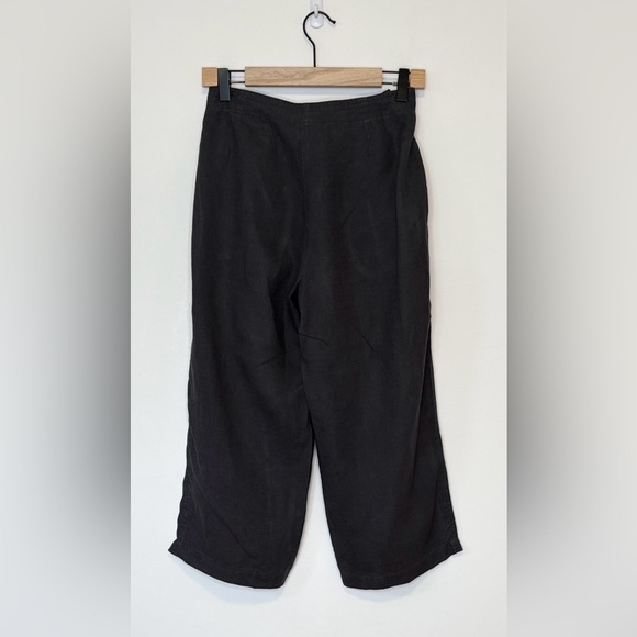 Eileen Fisher organic linen cropped pants , sz : medium petite - Picture 2 of 6